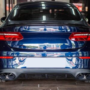 Alternative view of E53 Look Diffusor Heckdiffusor Auspuff Schwarz für Mercedes C238 A238 AMG-Line 16-24